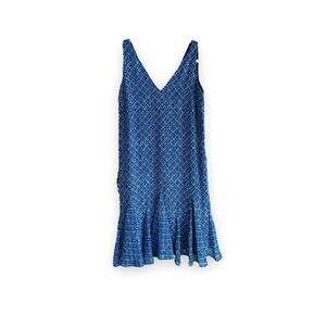 LAUREN BY RAPLH LAUREN | 1920s Inspired Blue Sheath Dress (2P)